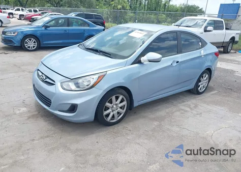 2013 Hyundai Accent Gls z USA, uszkodzony, nr VIN KMHCT4AE0DU516603